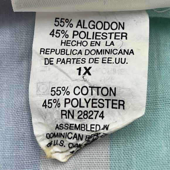 Vintage  80s House Dress Simply Basic Stripe Pastels Housewife - Picture 4 of 6